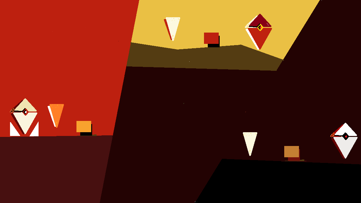 Pixel scene dusk